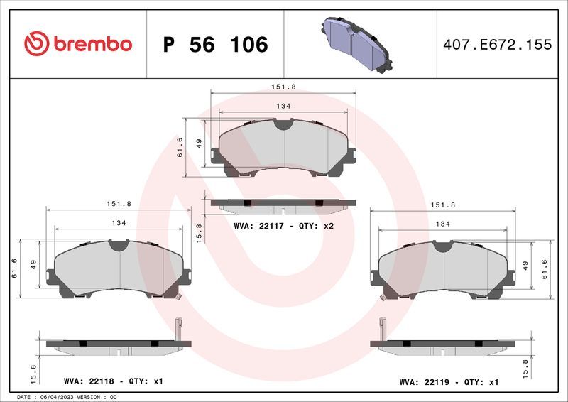 Brembo P 56 106