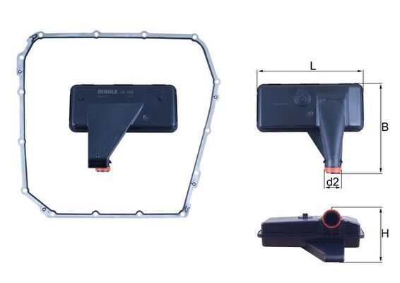 Knecht HX 185D - Hydraulický filter -