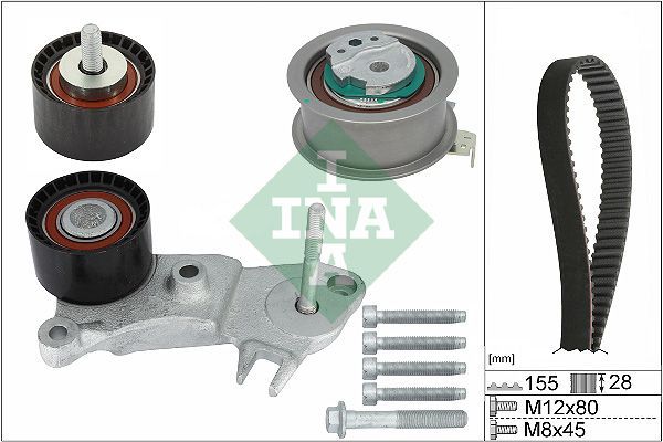 INA 530 0762 10 - Rozvodová sada -