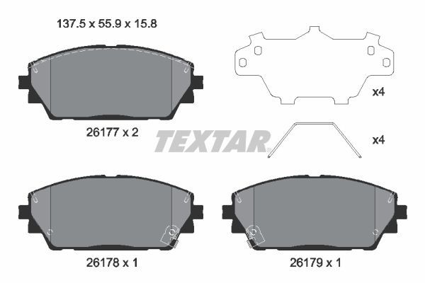 Textar 2617701