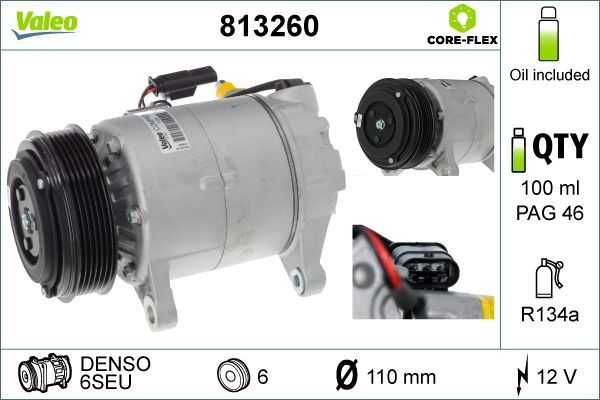 Valeo 813260 - Kompresor -