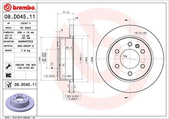 Brembo 08.D045.11
