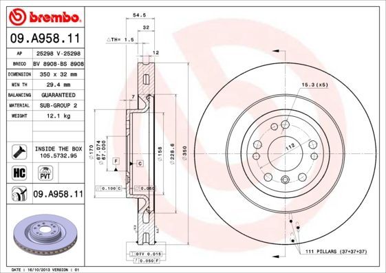 Brembo 09.A958.11
