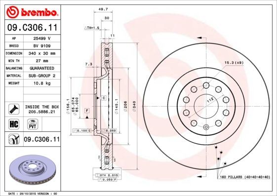 Brembo 09.C306.11