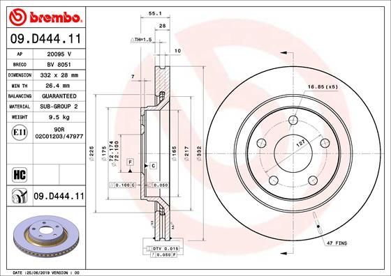 Brembo 09.D444.11