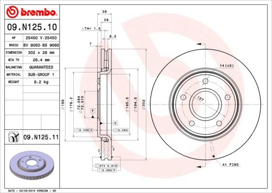 Brembo 09.N125.11