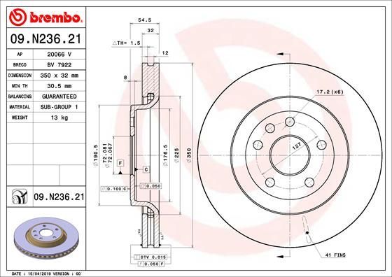 Brembo 09.N236.21