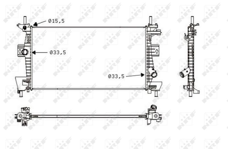 NRF 58487 - Chladič vody -