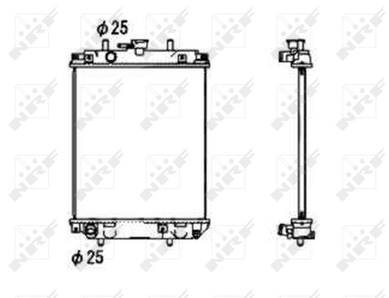 NRF 53674 - Chladič vody -
