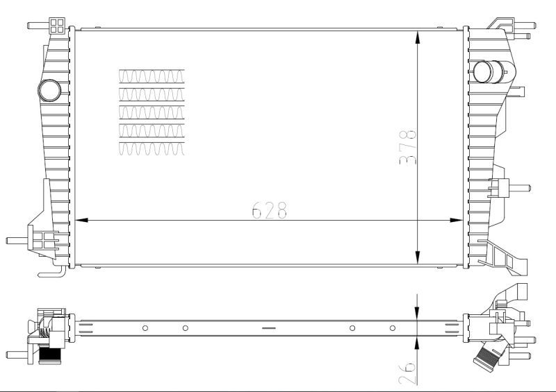 NRF 550004 - Chladič vody -