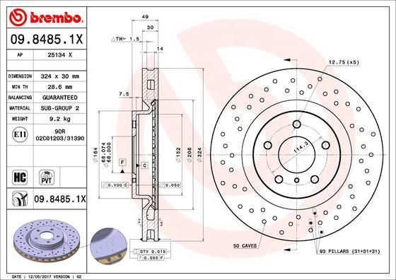 Brembo 09.8485.1X