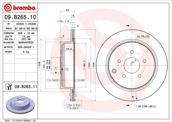 Brembo 09.B265.11