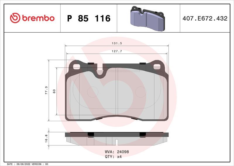 Brembo P 85 116