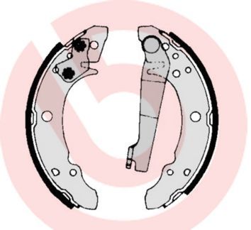 Brembo S 85 507 - Brzdové čeľuste -