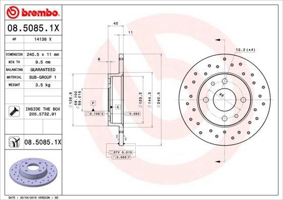 Brembo 08.5085.1X