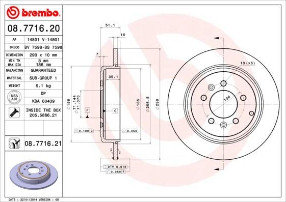 Brembo 08.7716.21