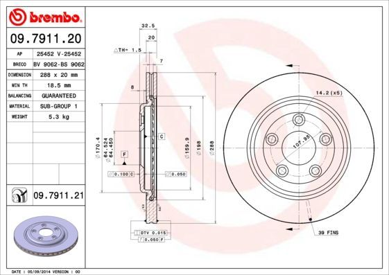 Brembo 09.7911.21