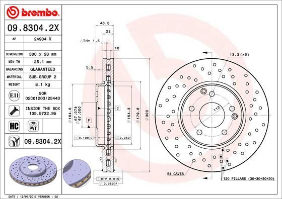 Brembo 09.8304.2X