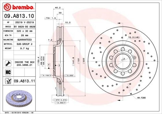 Brembo 09.A813.11