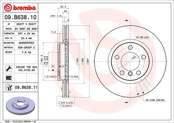 Brembo 09.B638.11