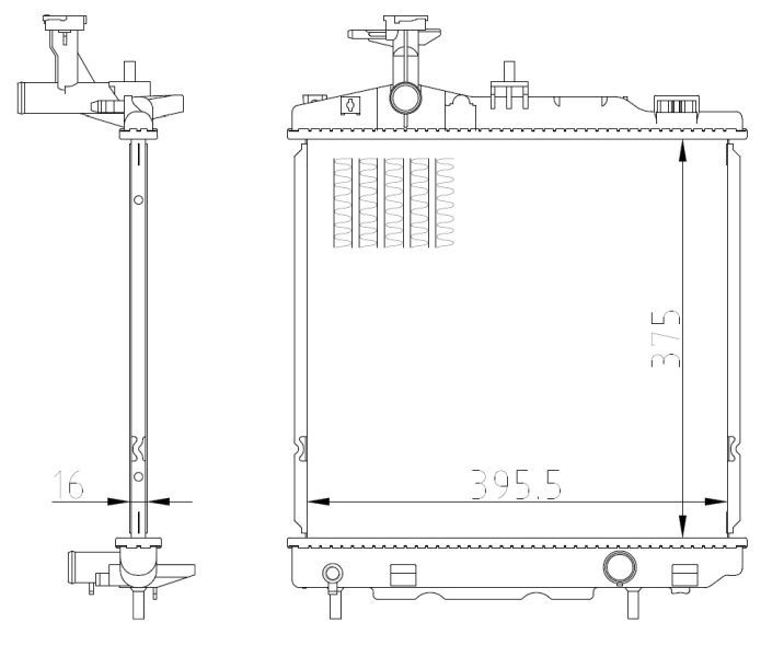NRF 550022 - Chladič vody -