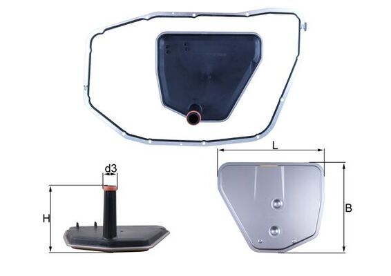 Knecht HX 235D1 - Hydraulický filter -