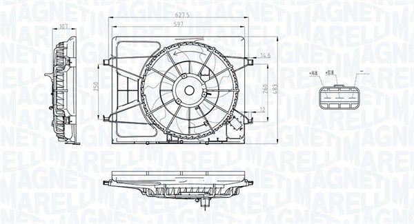Magneti Marelli 069422796010 - Ventilátor motora -