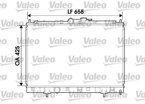 Valeo 734198 - Chladič vody -