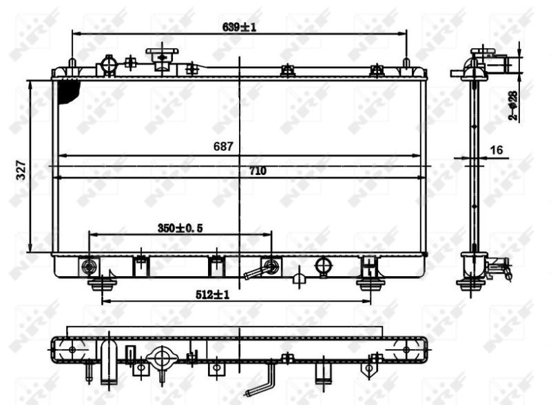 NRF 50142 - Chladič vody -