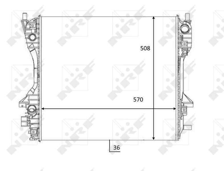NRF 59060 - Chladič vody -