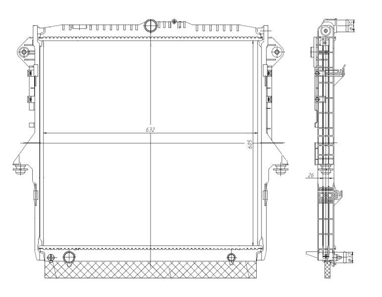 NRF 560001 - Chladič vody -