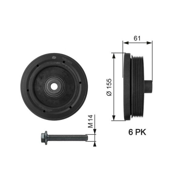 Gates TVD1021A -  -