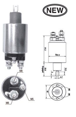 Magneti Marelli 940113050539 - Magnetický spínač startéru -