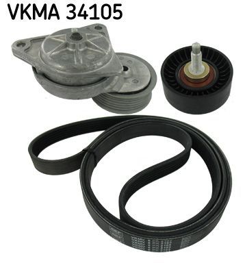 SKF VKMA 34105 - Sada klinového rebrovaného remeňa -