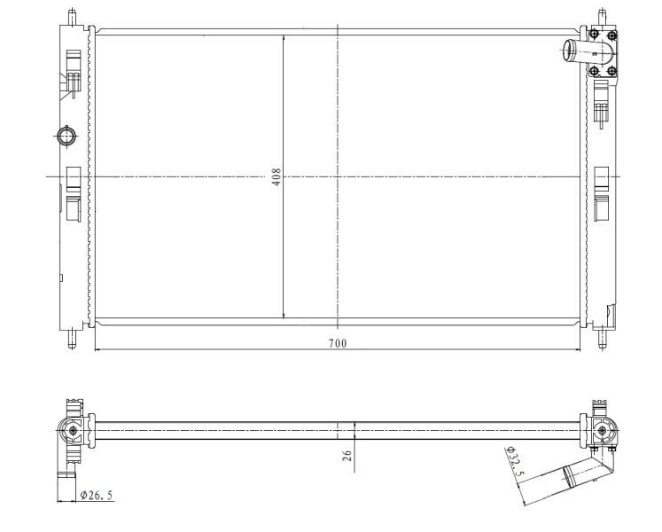 NRF 550023 - Chladič vody -