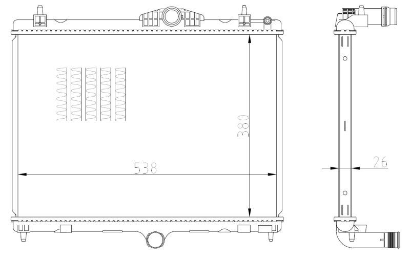 NRF 550027 - Chladič vody -