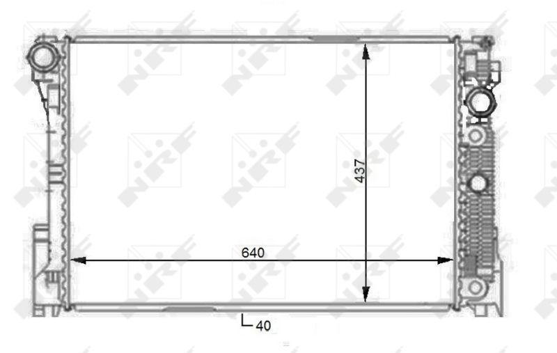 NRF 59108 - Chladič vody -