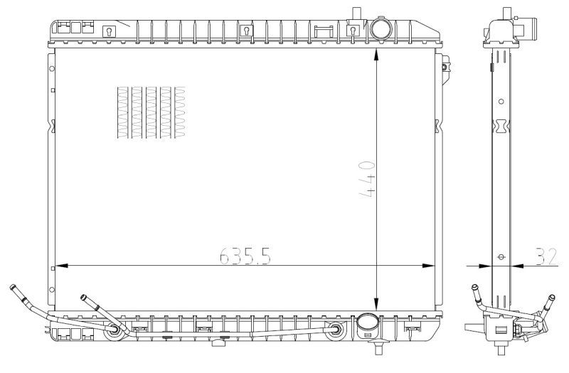 NRF 59297 - Chladič vody -
