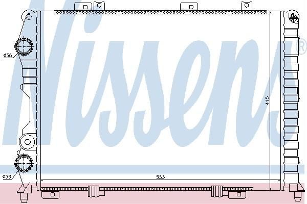 Nissens 60046 - Chladič vody -