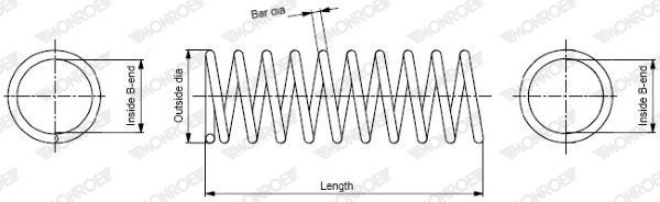 Monroe SP3313 - Pruženie -