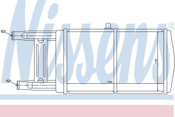 Nissens 60449 - Chladič vody -