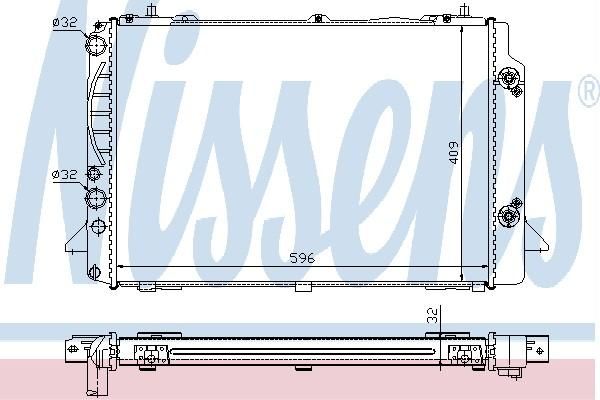 Nissens 60471A - Chladič vody -