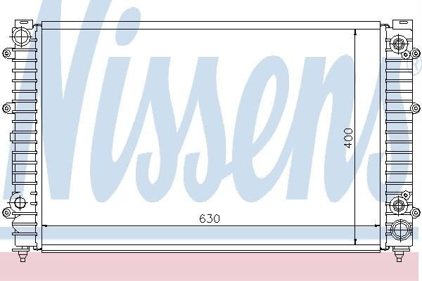Nissens 60493 - Chladič vody -