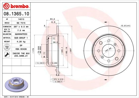 Brembo 08.1365.10