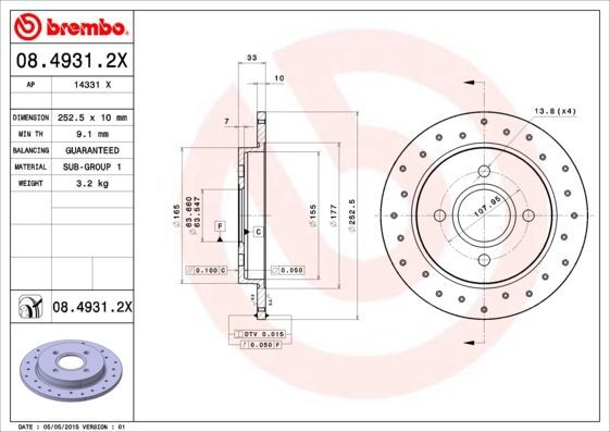Brembo 08.4931.2X