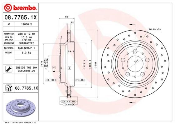 Brembo 08.7765.1X