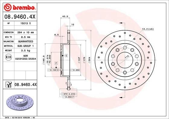 Brembo 08.9460.4X