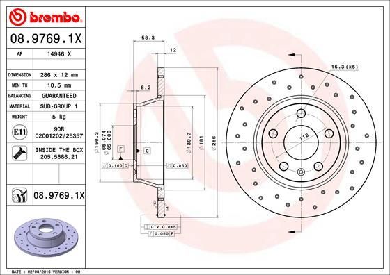 Brembo 08.9769.1X