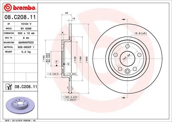 Brembo 08.C208.11