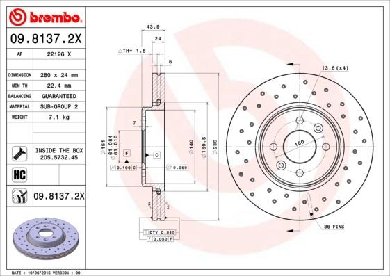 Brembo 09.8137.2X